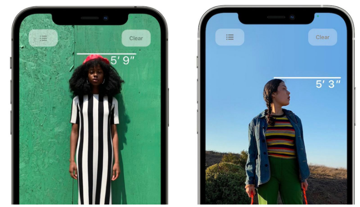 鼓楼苹果服务网点分享通过iPhone激光雷达测量身高方法教程 